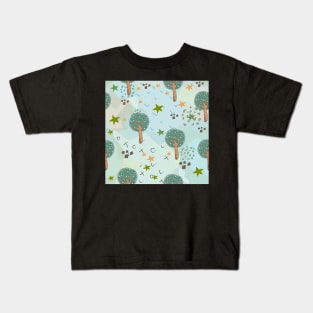 Forest Pattern Kids T-Shirt